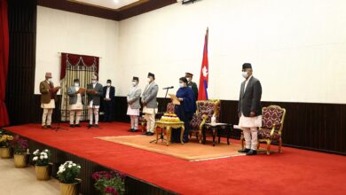 Photo of नवनियुक्त प्रदेश प्रमुखले लिए राष्ट्रपति भण्डारीबाट शपथ