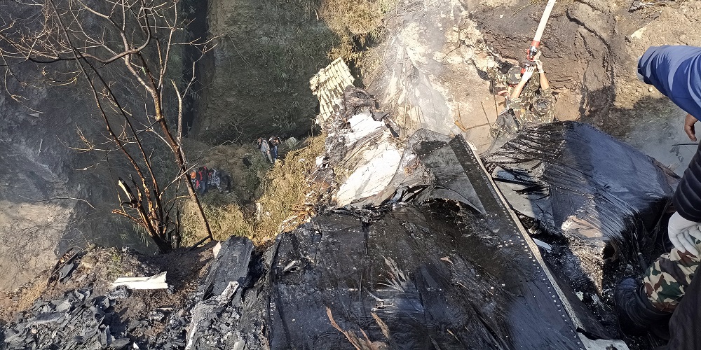 Photo of पोखरामा यति एयरलाइन्सको विमान दुर्घटना